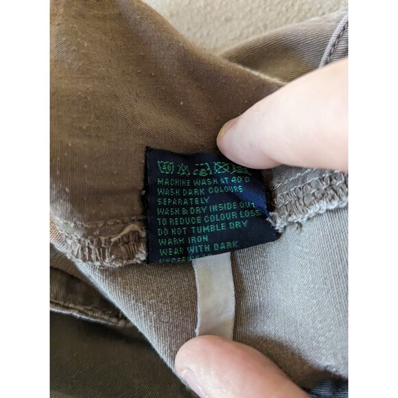 BODEN Beige/Tan Cotton Bootcut Trousers. Size 10L Low Rise. WM183 - Picture 7 of 9